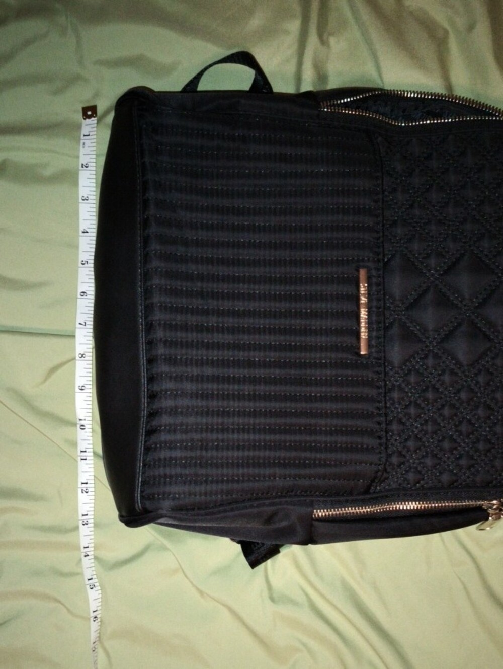 Black Steve Madden Quilted Backpack - Picture 16 of 16